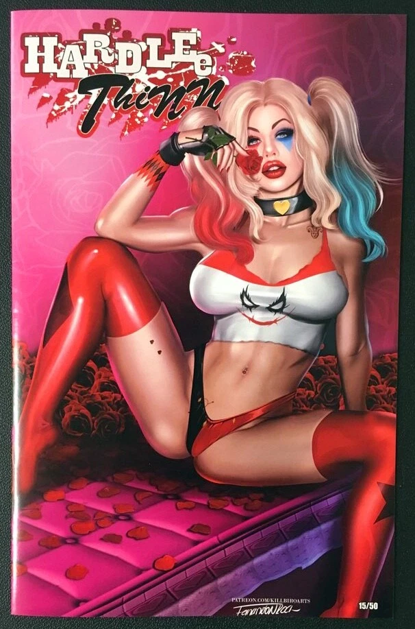 HARDLEE THINN Día de San Valentín #1 LE 15/50 Cosplay Harley Quinn 12346 Foto 1 de 1