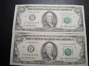 (1) $100.00 Series 1993 Federal Reserve Note BU Uncirculated Condition - Picture 1 of 4