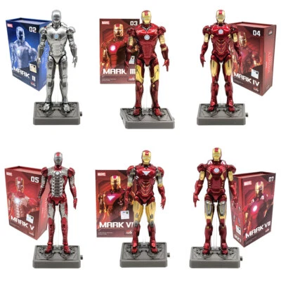 ZD Toy Iron Man MK1 MK2 MK3 MK4 MK5 MK6 MK7 Marvel Hero 10cm Action Figures Gift - image 1 of 3