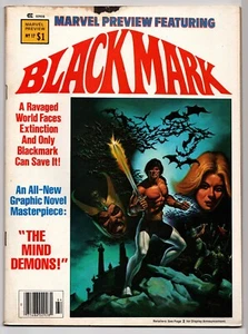 Marvel Preview Vol 1 No 17 Dec 1978 (VG-) (3.5)Marvel B&W Magazine ft: Blackmark - Picture 1 of 2