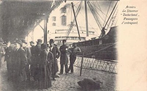 België - ANTWERPEN - Steamer Vaderland - Stuur passagiers - Picture 1 of 2