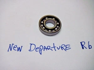 ND New Departure R6 Single Row Deep Groove Radial Ball Bearing 3/8" ID x 7/8" OD - Picture 1 of 3