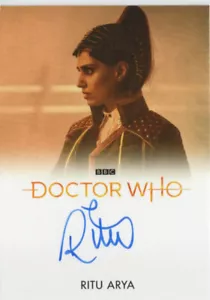 Doctor Who Series 11 & 12 Auto Autograph Card Ritu Arya as Gat - Picture 1 of 1