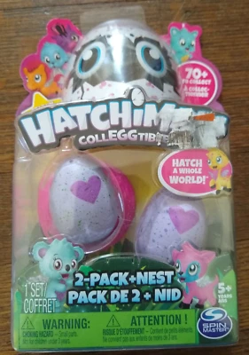 НОВЫЙ Hatchimals Colleggtibles Сезон 1 Тайна 2-Упаковки + Гнездо - Изображение 1 из 3