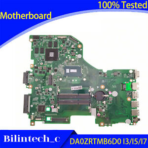 I3-4005U I7-5500U FOR Acer Aspire E5-573 E5-573G Motherboard DA0ZRTMB6D0