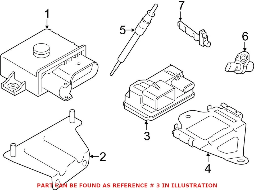 Genuine OEM Diesel Glow Plug Controller For BMW 12218519472 - Image 1 of 1