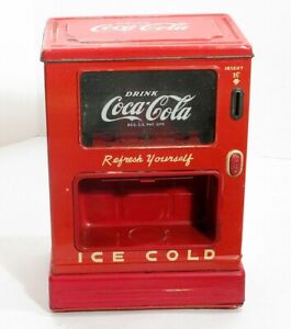 Vintage Linemar Toys  Japan Tin Dispenser Bank Drink Coca-Cola Coke Advertising