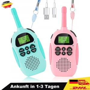 2X Walkie Talkie USB 22CH Radiotelefony ręczne Radiotelefony Zestaw do ładowania - Zdjęcie 1 z 13