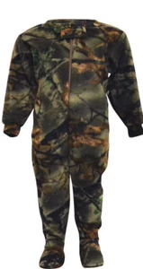 TrailCrest Infant Toddler Camuflaje Footies Niños Pijama PJ Sweatsuit Sleeper - Imagen 1 de 3