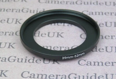 39mm to 52mm Male-Female Stepping Step Up Filter Ring Adapter 39mm-52mm  - Image 1 of 2