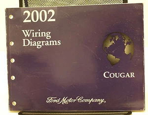OEM 2002 Ford Cougar Wiring Diagram P/N PG-392 - Picture 1 of 1