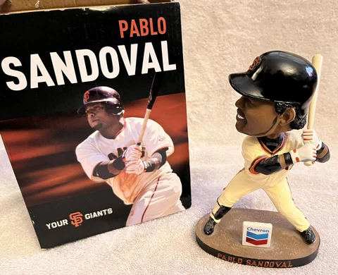 New In Box 2010 Pablo Sandoval Bobblehead - SF Giants - San Francisco Giants Cover
