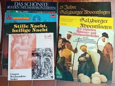 9 LP  Die schönsten Advents- und Weihnachtslieder, Neujahrskonzert Salzburg Wien - Bild 1 von 4