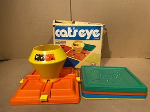 Vintage 1978 Marx Toys Cats Eye Board Game Original Box Incomplete No Marble - Picture 1 of 14