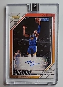 MOSES MOODY WARRIORS ROOKIE PANINI INSTANT AUTOGRAPH CARD 10/10 ENCASED UNOPENED - Picture 1 of 4