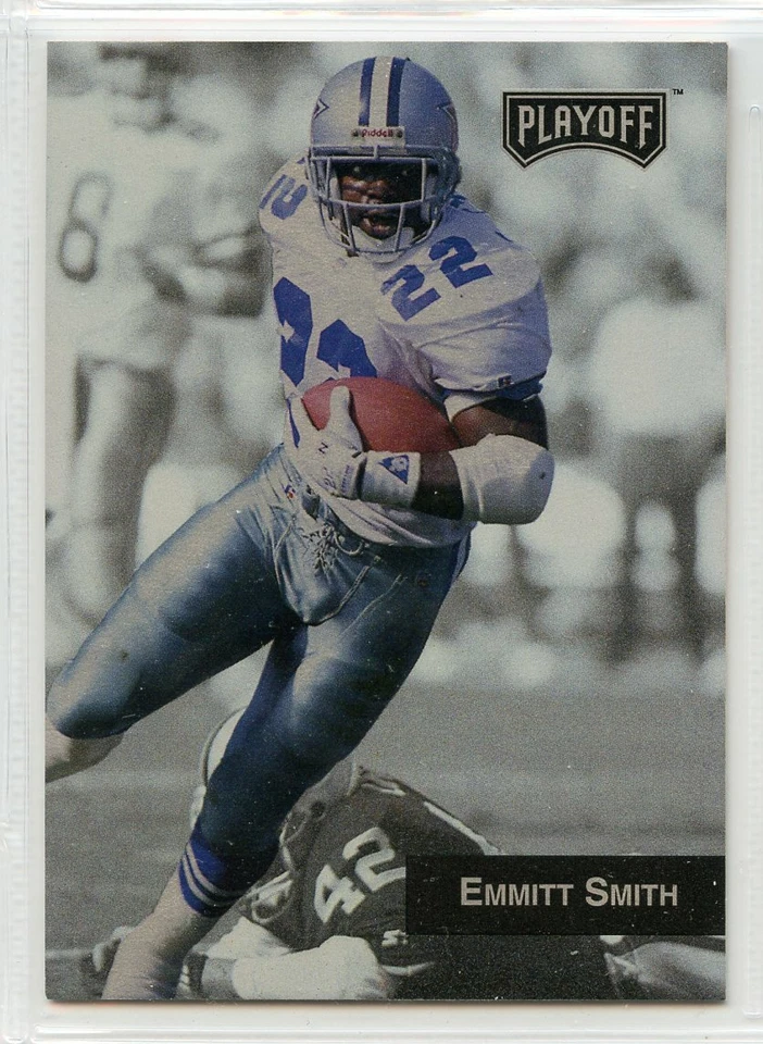 1993 Playoff Football - #10 - Emmitt Smith - Dallas Cowboys - Image 1 of 1