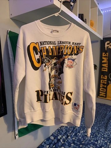 Vintage National Champion Pittsburgh Pirates MLB SweatShirt Reprint KV4018 Cover