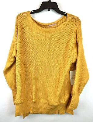 Suéter relajado Soybu dorado manga larga para mujer talla L Foto 1 de 3