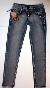 Juniors ABM skinny tapered ankle jeans size 7 - Picture 1 of 4