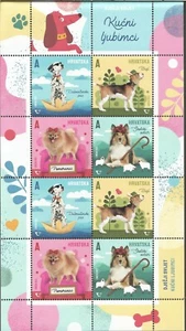 HR 2022-1554-7 DOGS, HRVATSKA CROATIA, MS, MNH - Bild 1 von 1