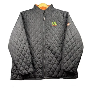 RefrigiWear Quilted Coat Jacket Workwear Insulated Cold Polar Black US Foods XL - Picture 1 of 9