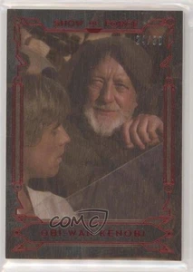 2016 Topps Star Wars Masterwork Show of Force Wood 24/50 Obi-Wan Kenobi #SF-3 - Picture 1 of 3