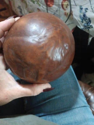 Decorative Ceramic Sphere with Lion. Decorative Ball Home Decor — 第 1/4 张图片