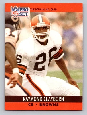 1990 Pro Set Raymond Clayborn #471 Cleveland Browns - Image 1 of 2