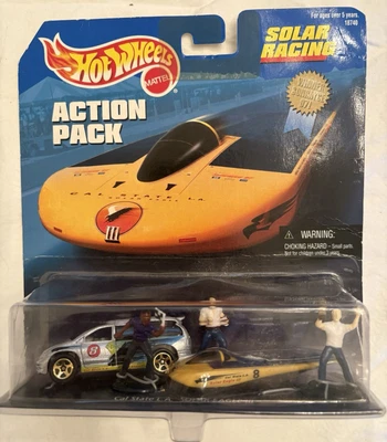 Hot Wheels Action Pack 1998 “Solar Racing” nuevo sin abrir. Solar Eagle 3 coches Foto 1 de 2