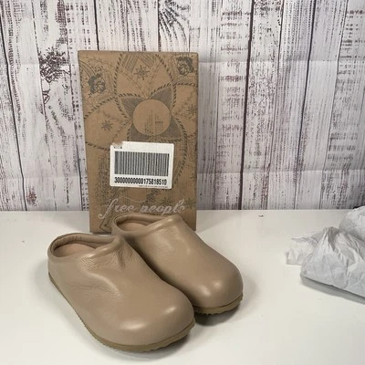 Free People Cambria Clog Foobed Новый Размер 36 Жемчужный Песок - Изображение 1 из 4