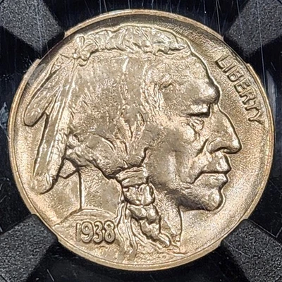 1938-D/D Buffalo 5c Nickel | NGC MS67 Gem BU VaultBox - Image 1 of 3