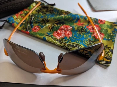 Maui Jim 422 Sunglasses Orange Frame / Polarized Lense - Image 1 of 4