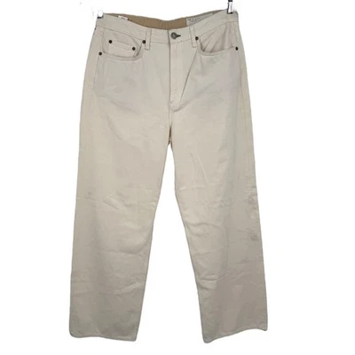 Rag & Bone Featherweight Logan Wide-Leg Jeans beige size 32 - Image 1 of 4