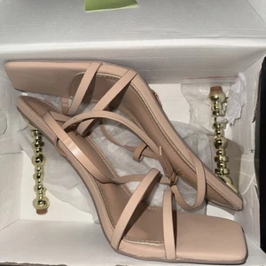 🩰 Sandalias de tacón alto con tiras “Time For My Solo” talla 11 | Zapatos de vestir para mujer - Imagen 1 de 3