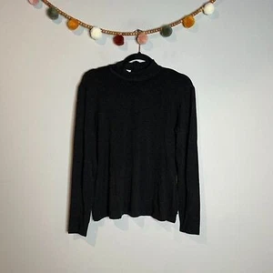 Top cuello simulado jaspeado carbón AKRIS Punto - Imagen 1 de 6
