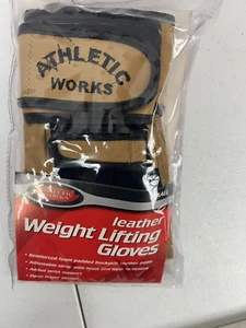 Athletic Works Classic Wrist Wrap Weightlifting Gloves Small - Picture 1 of 3