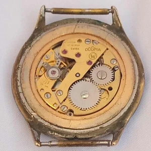 Orologio Svizzero DOGMA PRIMA 23 Antiurto Diciassette 17 Gioielli Per Ricambi E Ricambi - Foto 1 di 18