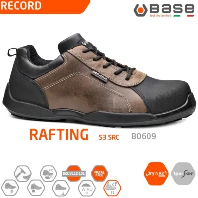 BASE RECORD SCARPE DA LAVORO ANTINFORTUNISTICA RAFTING S3 SRC BASSA B0609