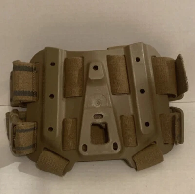 BlackHawk Serpa Tactical Drop Leg Holster Platform Coyote Tan Thigh - Image 1 of 4