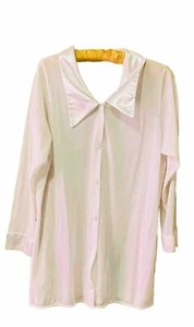 Vintage White Satin and Nylon Pajama Lingerie - Picture 1 of 3