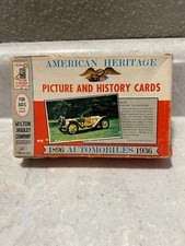 Milton Bradley 1961 American Heritage Picture History Cards Automobiles