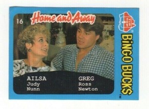 Home and Away Bingo Bucks 1993 Judy Nunn, Ross Newton