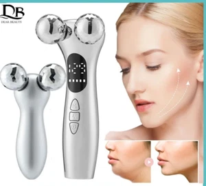 Roller Massage Device Lifting Machine Removal Wrinkles Neck Face Eyes Ems - Picture 1 of 17