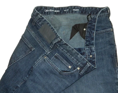 Men's Straight Jeans Calvin Klein Premium Denim Tag 40/30 measured Size 39x30 - Image 1 of 4