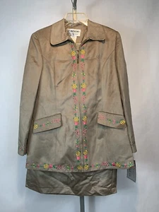 NWT Beautiful ST. ANTHONY COLLECTION Size 12 Floral 2 Piece Skirt Set (HR) - Picture 1 of 12