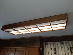 Fluorescent Kitchen Ceiling Light Fixtures : Magnalux Ph224nm Chrome ...