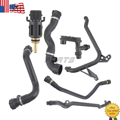 7x Kit de manguera de radiador de refrigerante de tanque de expansión para BMW 328Ci 328i 330Ci 330i 330xi Foto 1 de 4