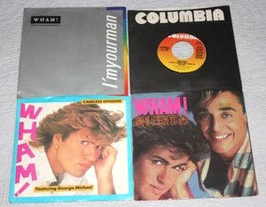 Wham!/George Michael (4 x 7" 45 Vinyl) Careless Whisper/Wake Me Up/I'm Your Man - Picture 1 of 2