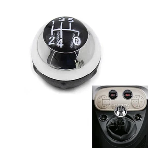 Für Fiat 500 12-18 5 Gang Schalthebel Schaltknauf Schaltknopf Manuell #55344048 - Bild 1 von 12