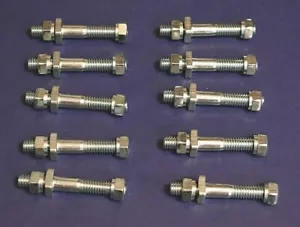 10 Top Post Battery 5/16"-18 Double Threaded Terminal Bolt For Add On Accessory - Picture 1 of 10